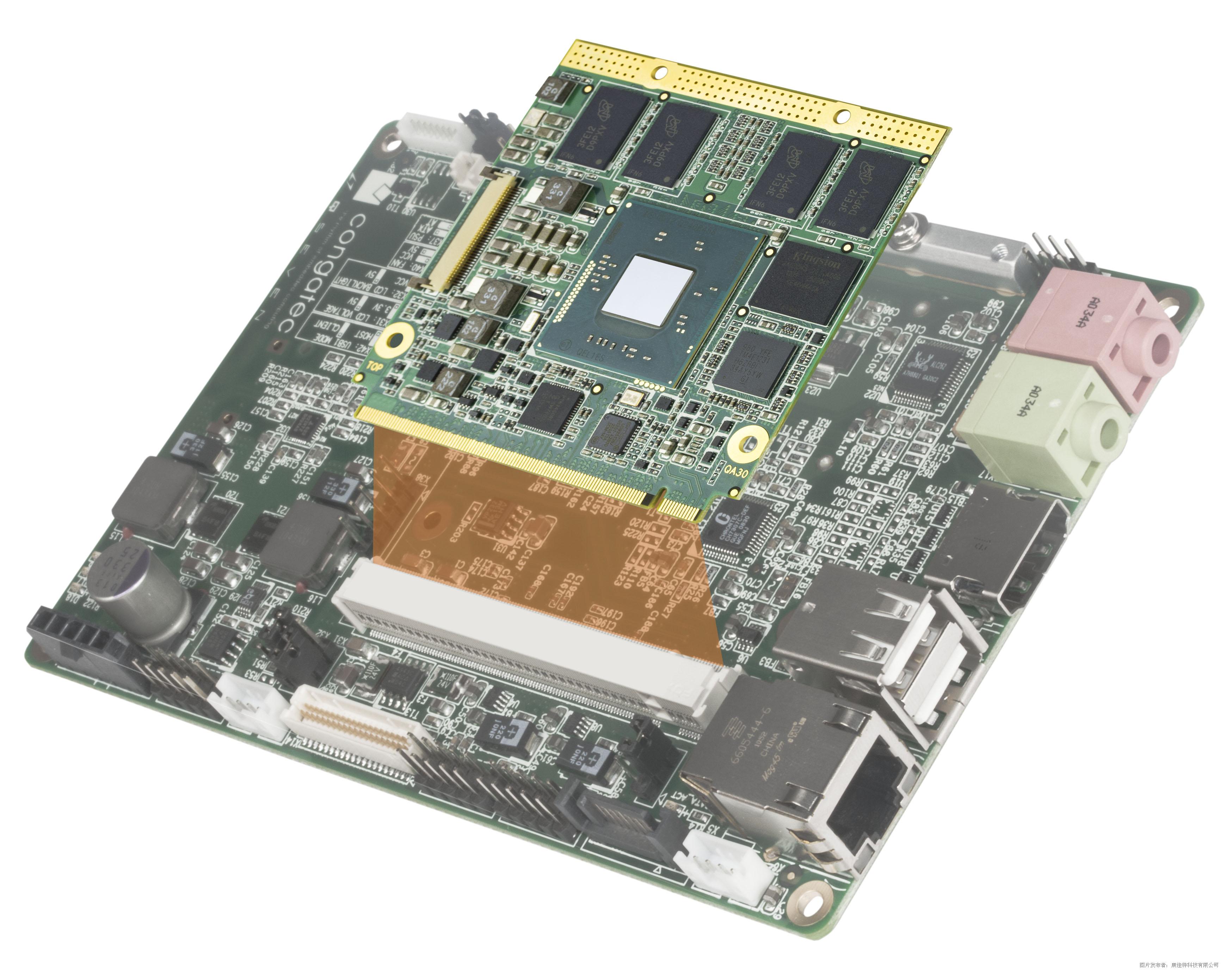低功耗conga-QA3 搭载第三代英特尔凌动处理器