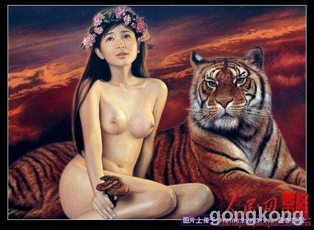 女儿给父亲当裸模