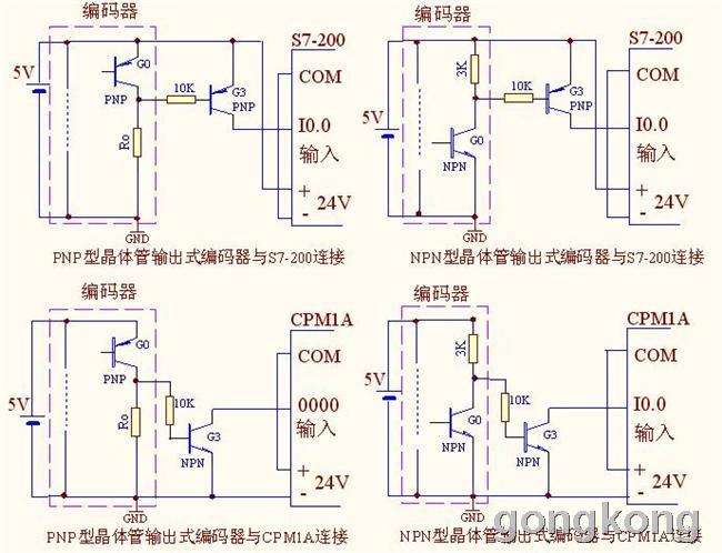 何与plc输入点连接