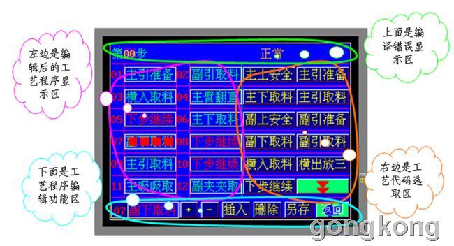 自由工艺编辑界面