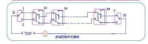 多点控制电路图