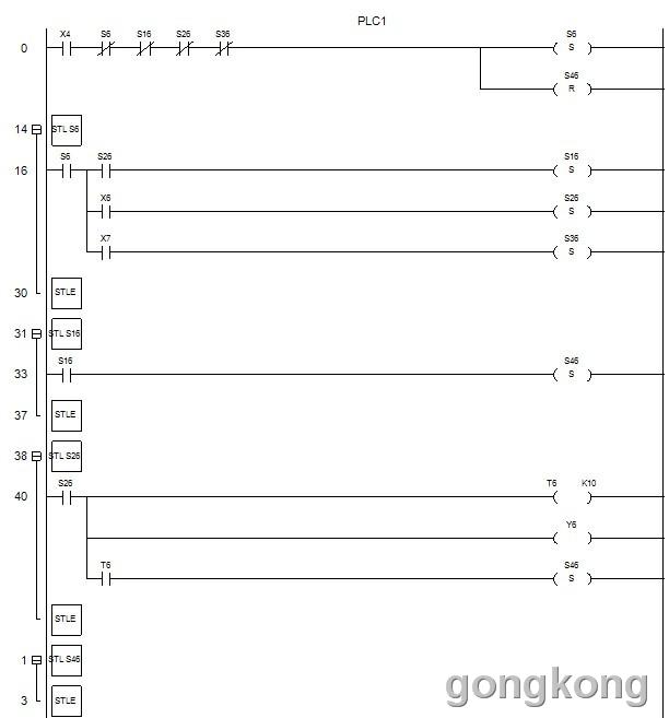 信捷xinje bmov指令在星三角启动梯形图里_接线图分享